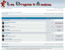Tablet Screenshot of forum.dragons-amakna.com